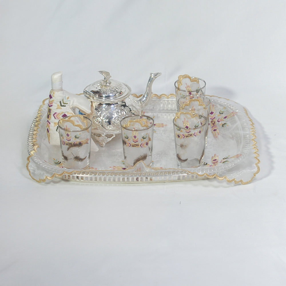 Fond de plateau en organza