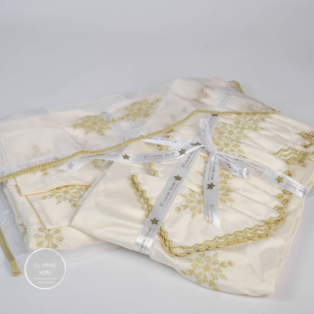 Pack Trousseaux mariée broderie légère Duo