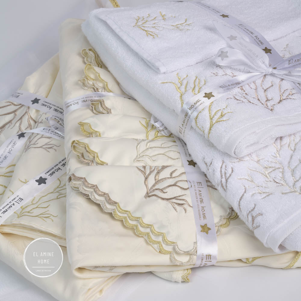 Pack Trousseaux mariée broderie légère Complet