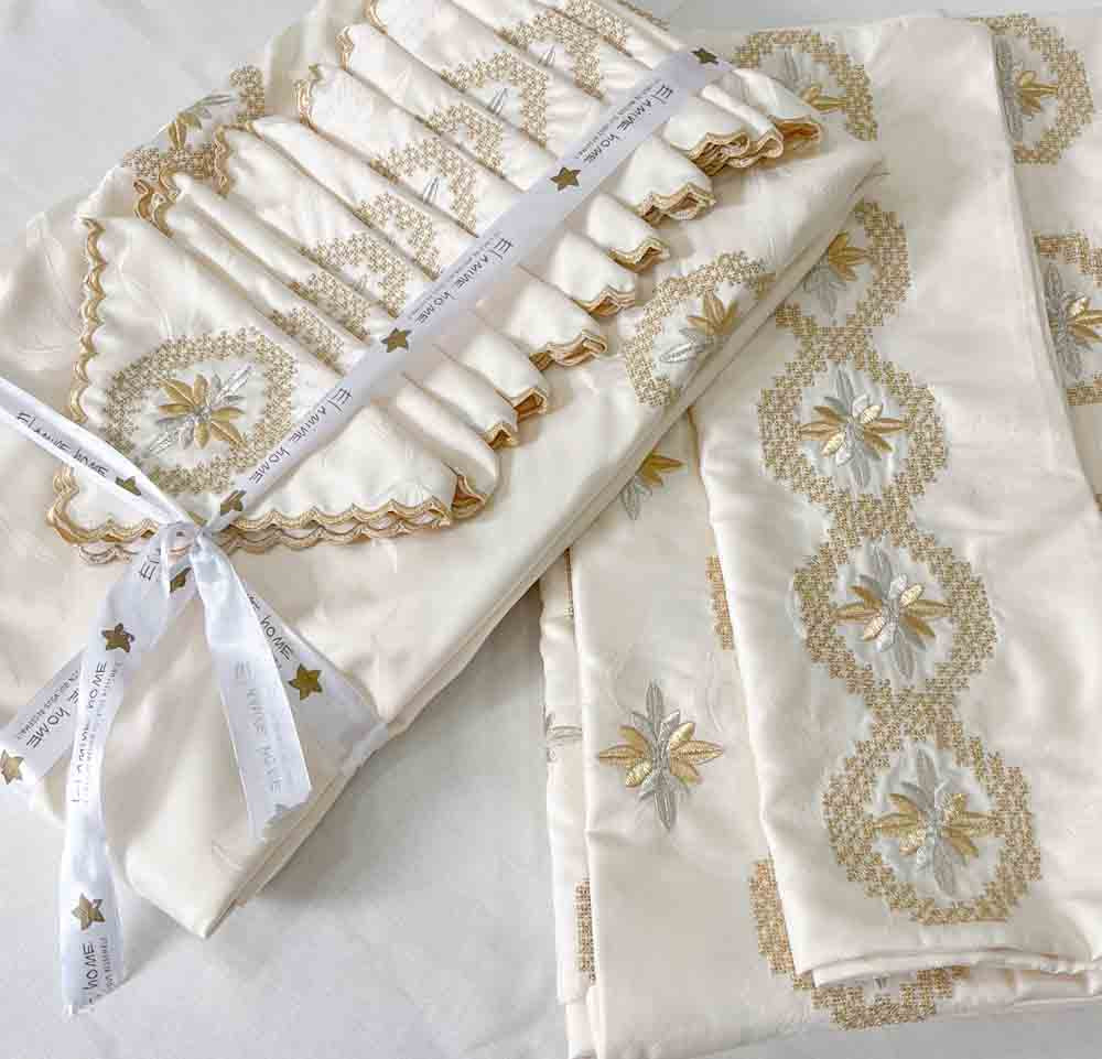 Pack Trousseaux mariée broderie légère Duo