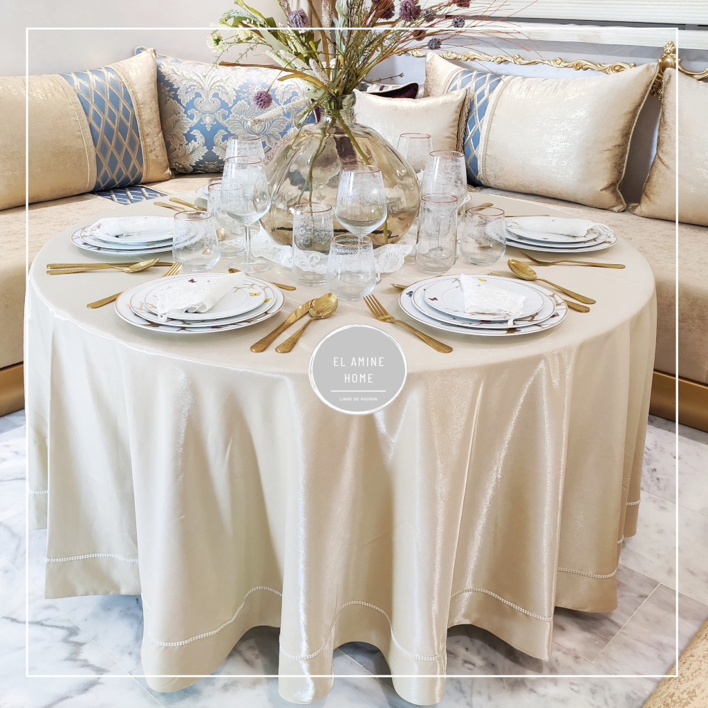 Sous-nappe 'organza glacé' Ronde