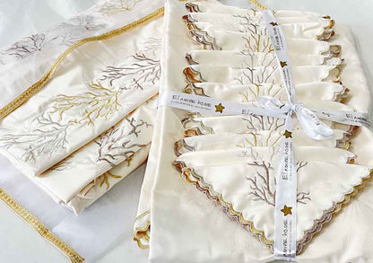 Pack Trousseaux  mariée broderie  légère Duo