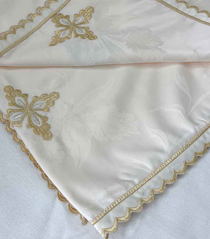 Nappe jim broderie légère ronde